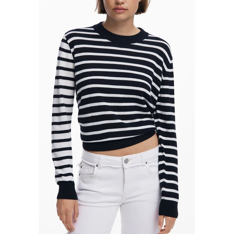 Desigual Black Polyester Women Sweater XS
