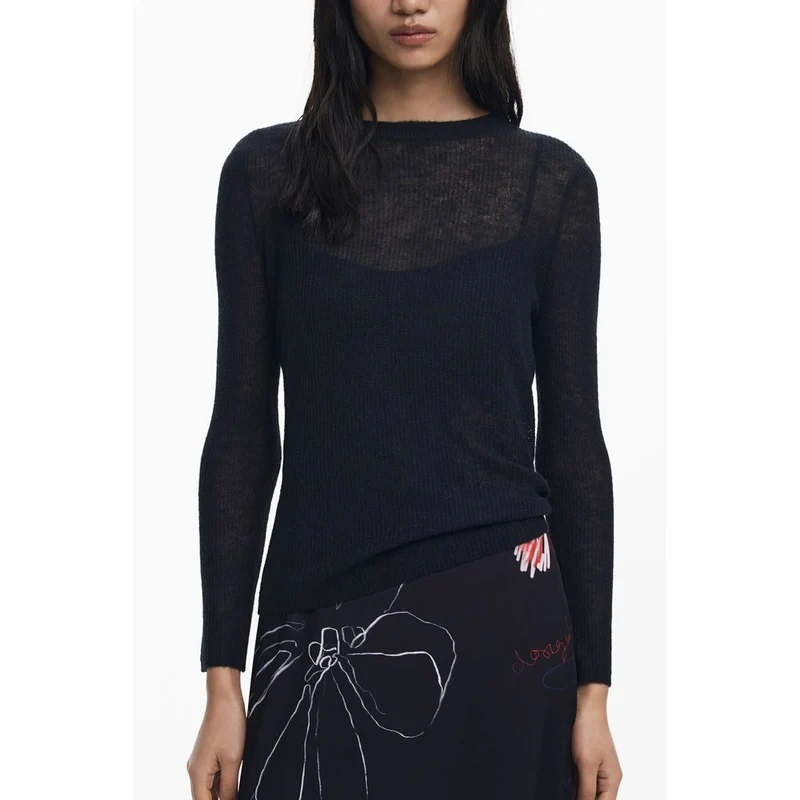 Desigual Black Polyester Women's Dress XS