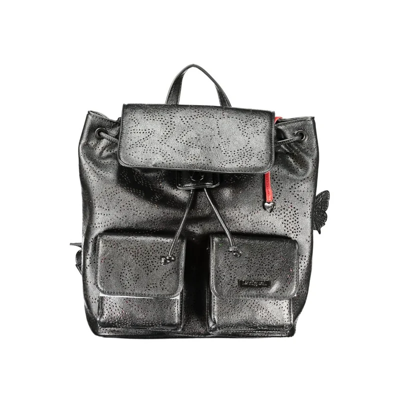 Desigual Black Polyurethane Women's Mini Backpack