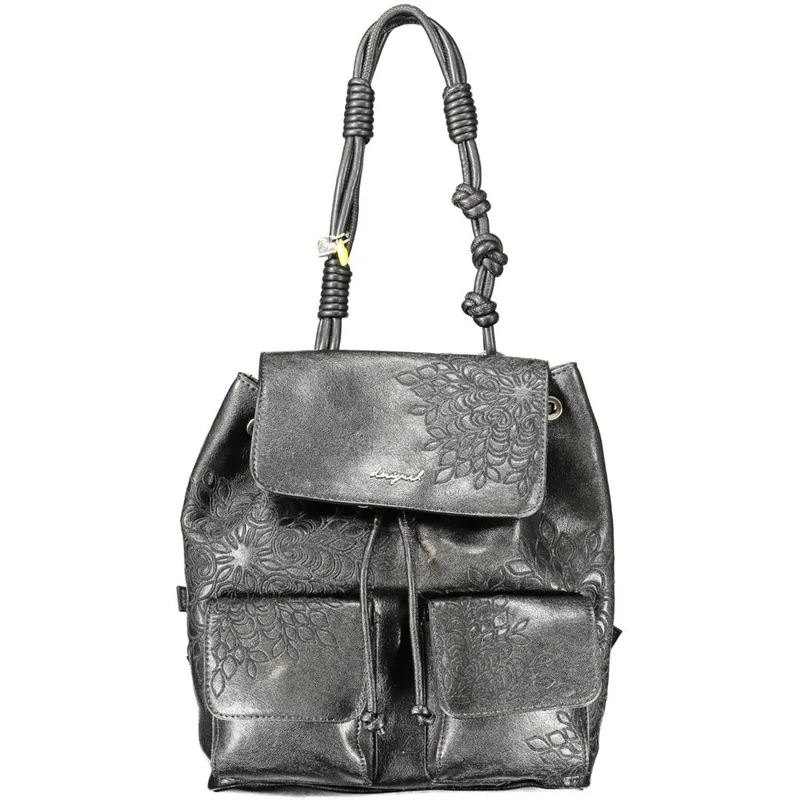 Desigual Black Polyurethane Women's Mini Backpack