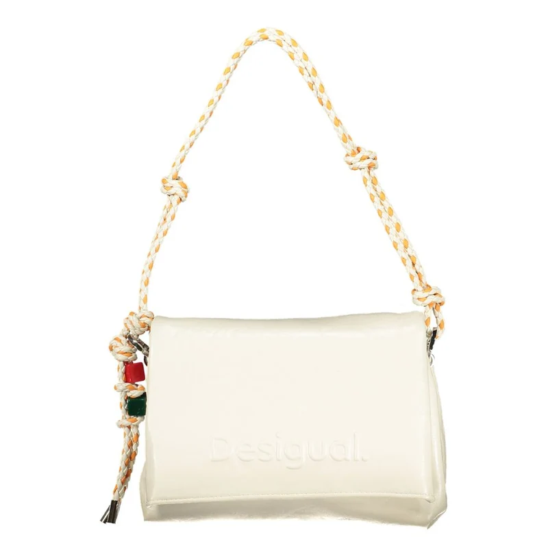 Desigual Ecru Polyurethane Women Handbag