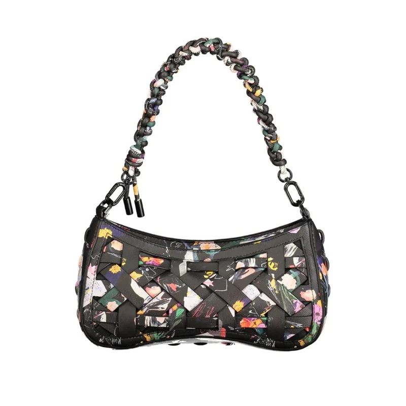 Desigual Nero Poliuretano Women Bag