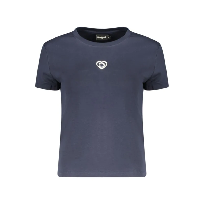 Desigual Blue Cotton Women's T-Shirt XS