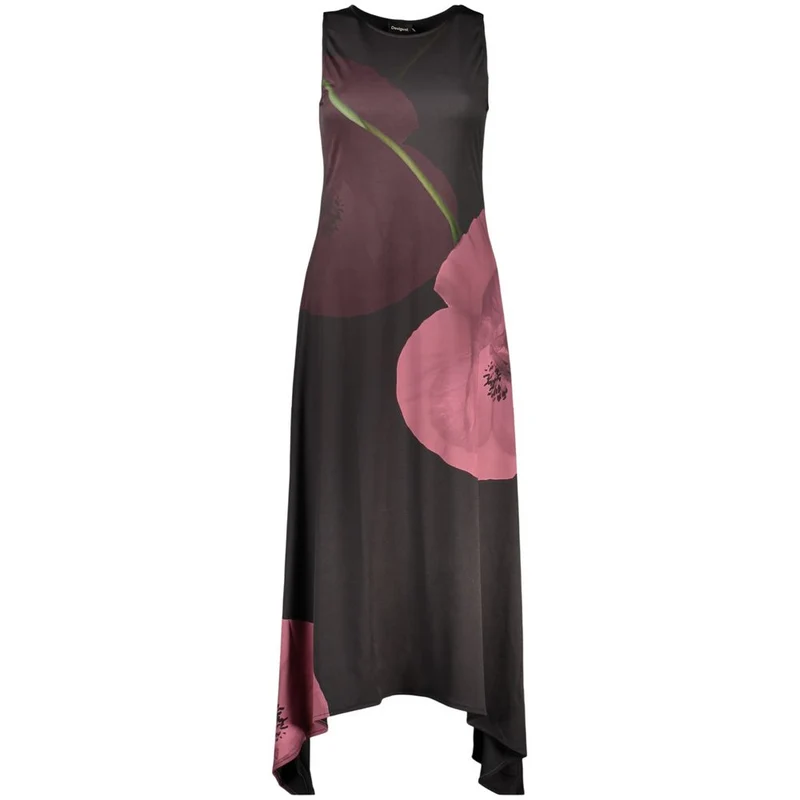 Desigual Black Polyester Women's Dress L
