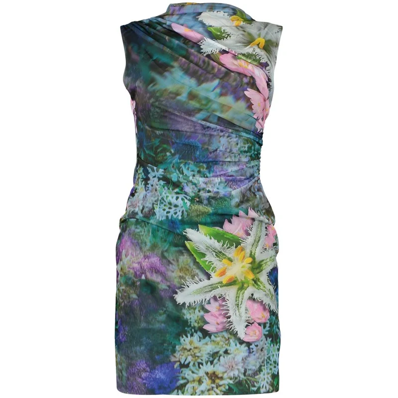 Desigual Verde Cotton Women's Dress L