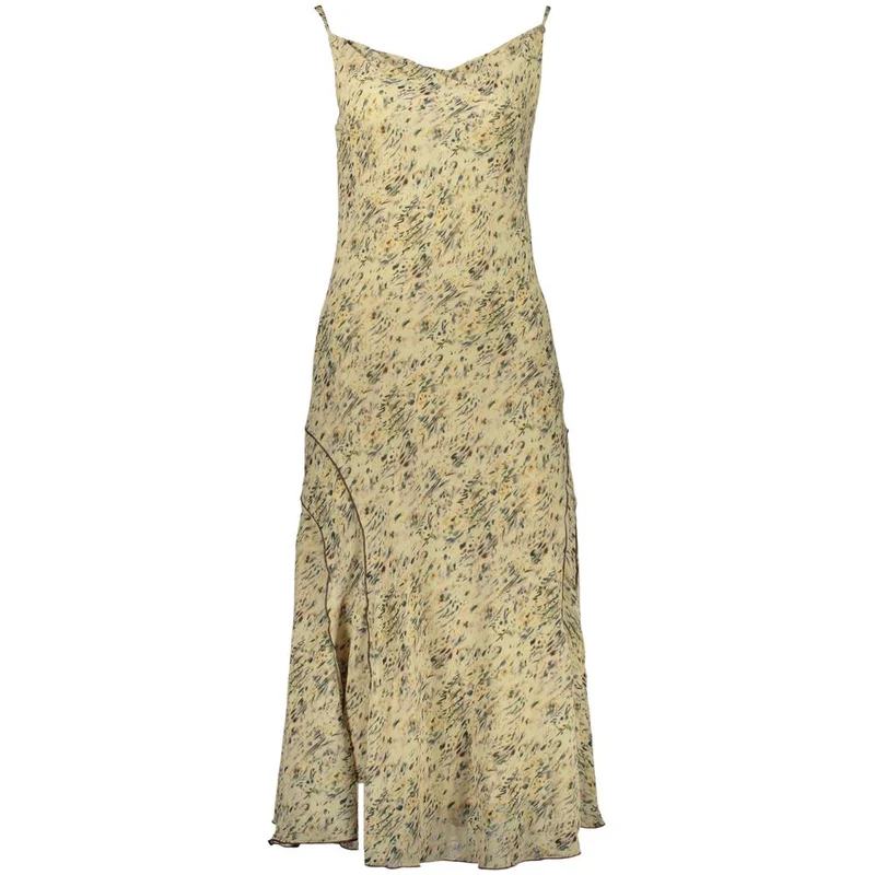 Desigual Beige Polyester Women Dress XL