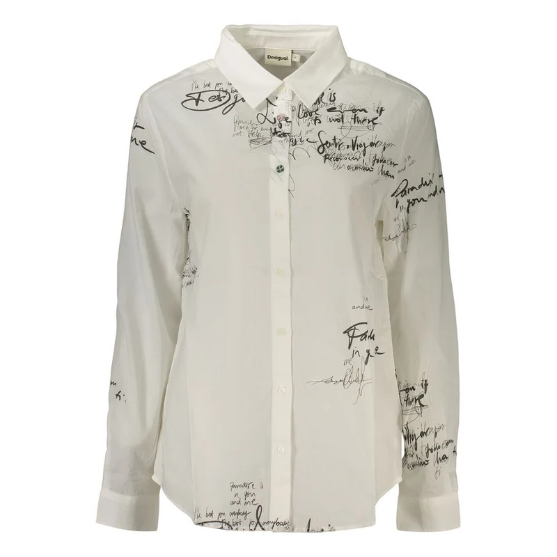 Desigual White Cotton Women's Shirt S