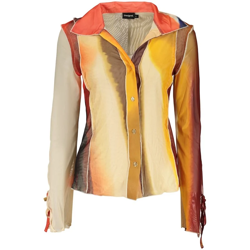Desigual Beige Polyester Women Shirt S