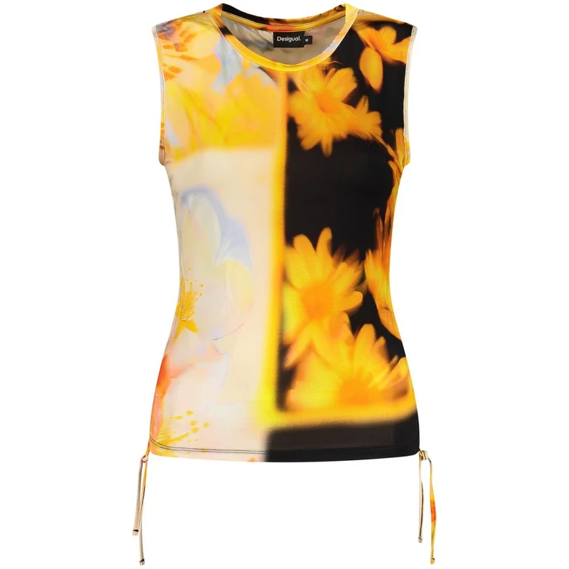 Desigual Arancione Viscosa Women's Tank Top S
