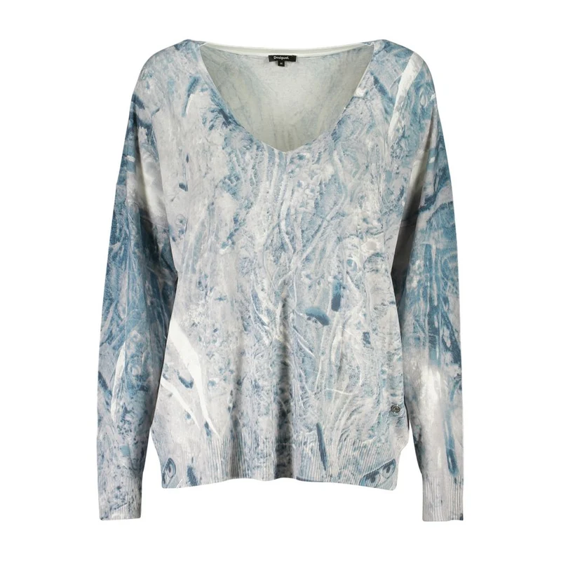 Desigual Azzurro Viscosa Woman Sweater M