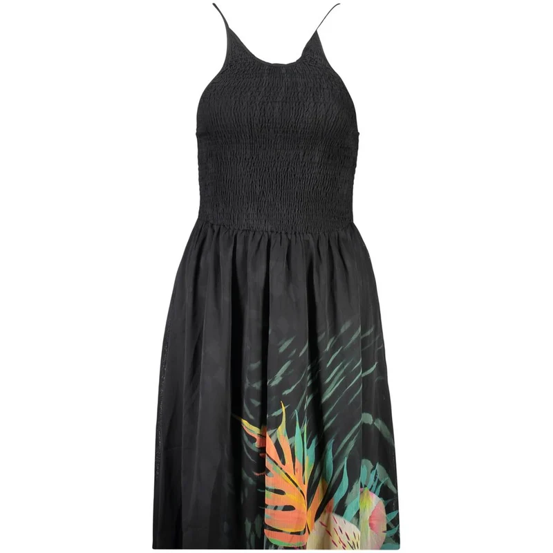 Desigual Black Polyester Women's Dress XS
