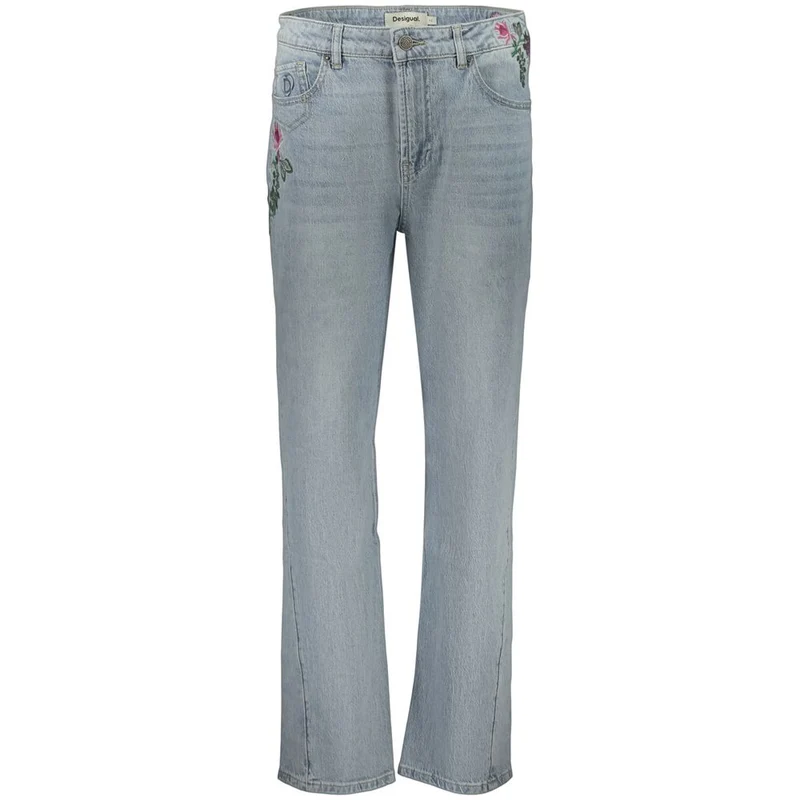 Desigual Azzurro Cotton Women's Jean 34