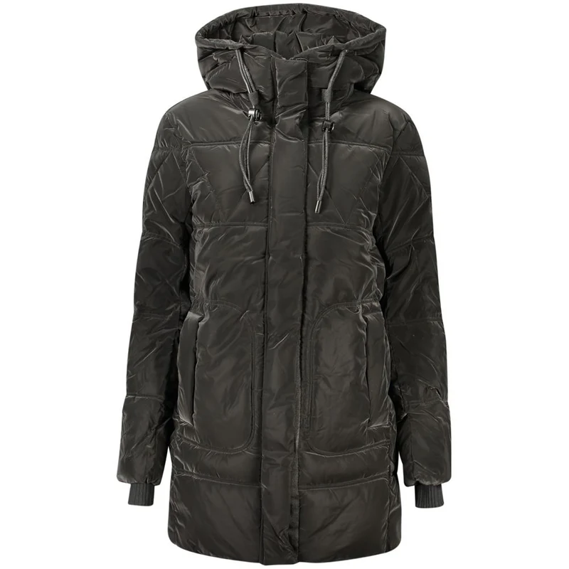 Desigual Black Polyurethane Women's Jacket M
