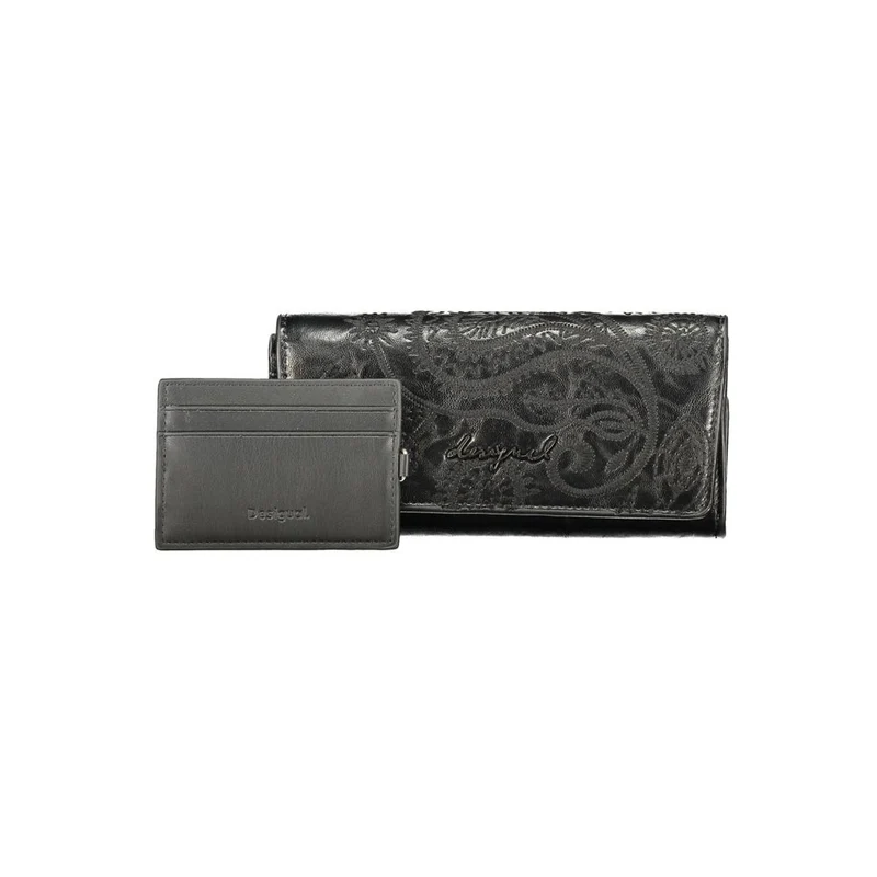 Desigual Black Polyurethane Women's Wallet