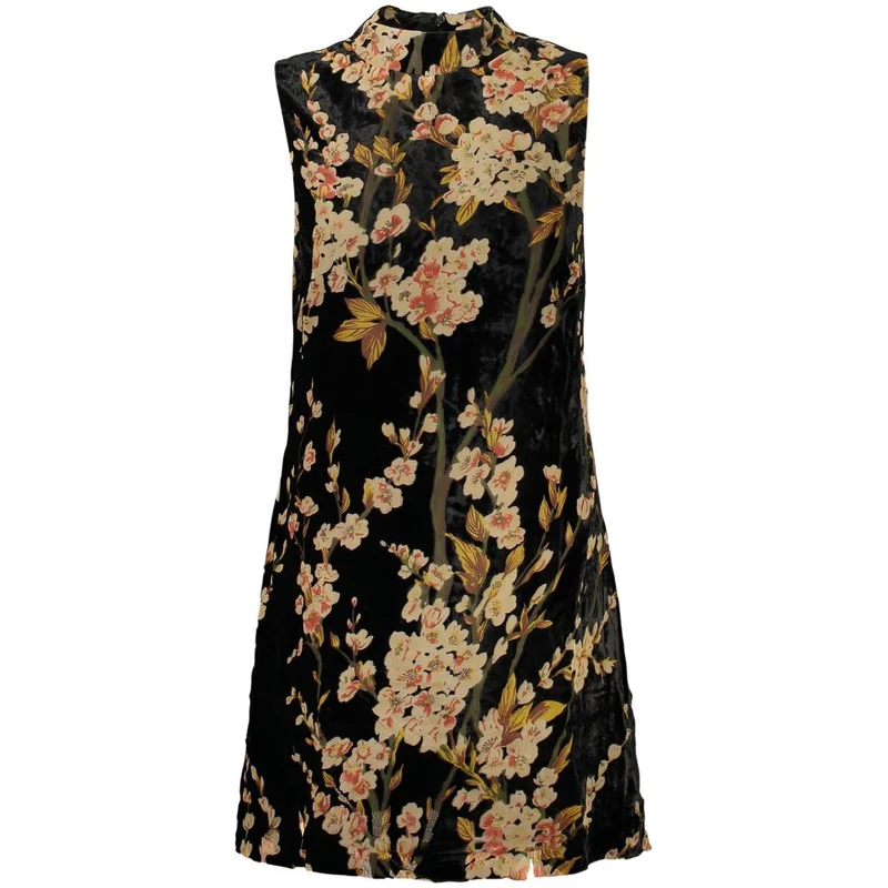 Desigual Black Viscose Women Dress XS