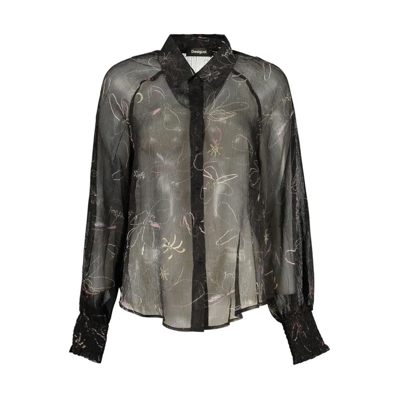 Desigual Black Polyester Women's Shirt M