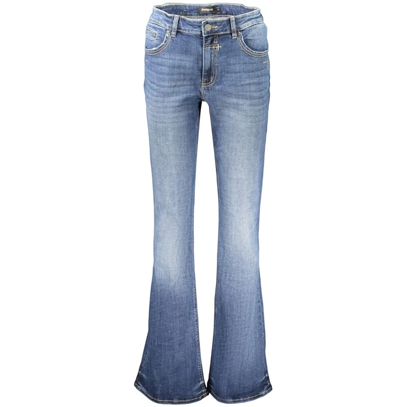 Desigual Blue Cotton Women's Jeans 42