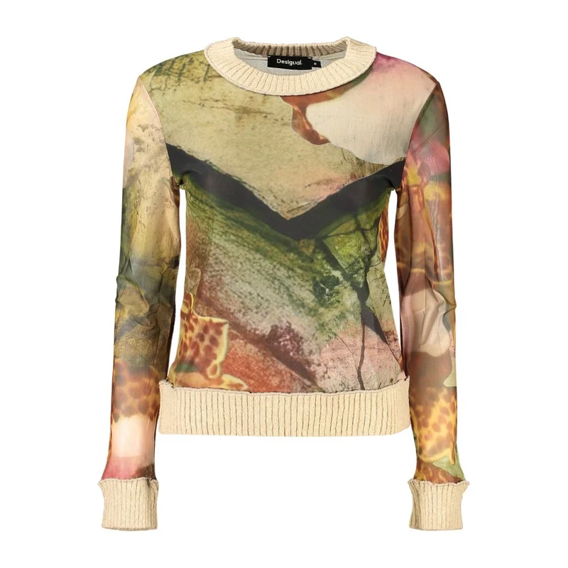 Desigual Beige Polyester Womens Shirt M