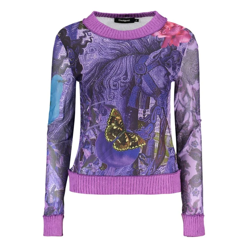 Desigual Viola Polyester Women's Top XL