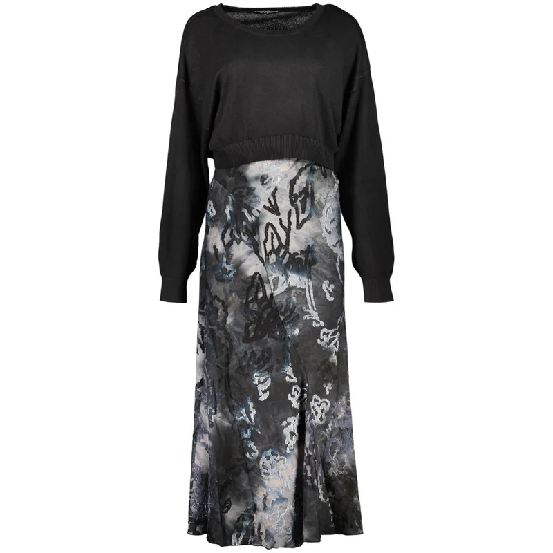 Desigual Blue Polyester Women's Dress S