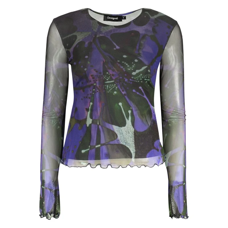 Desigual Blue Polyester T-Shirt XL