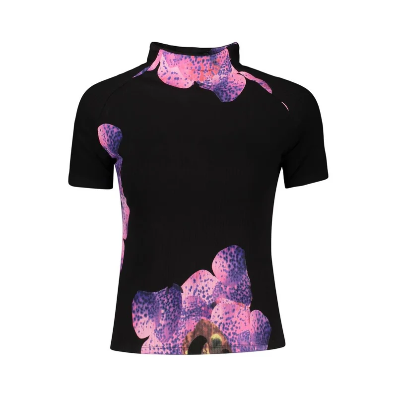 Desigual Nero Viscose Women's T-Shirt M