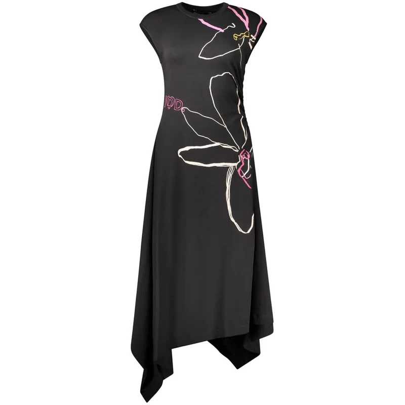 Desigual Nero Cotton Women's Dress XS