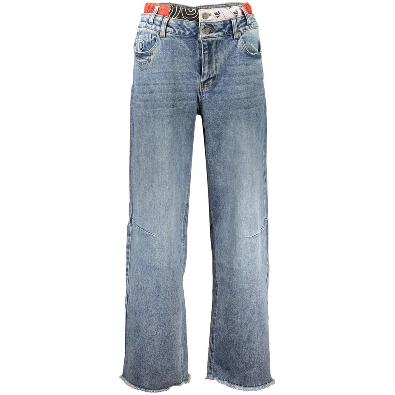 Desigual Blue Cotton Womens Jeans 42
