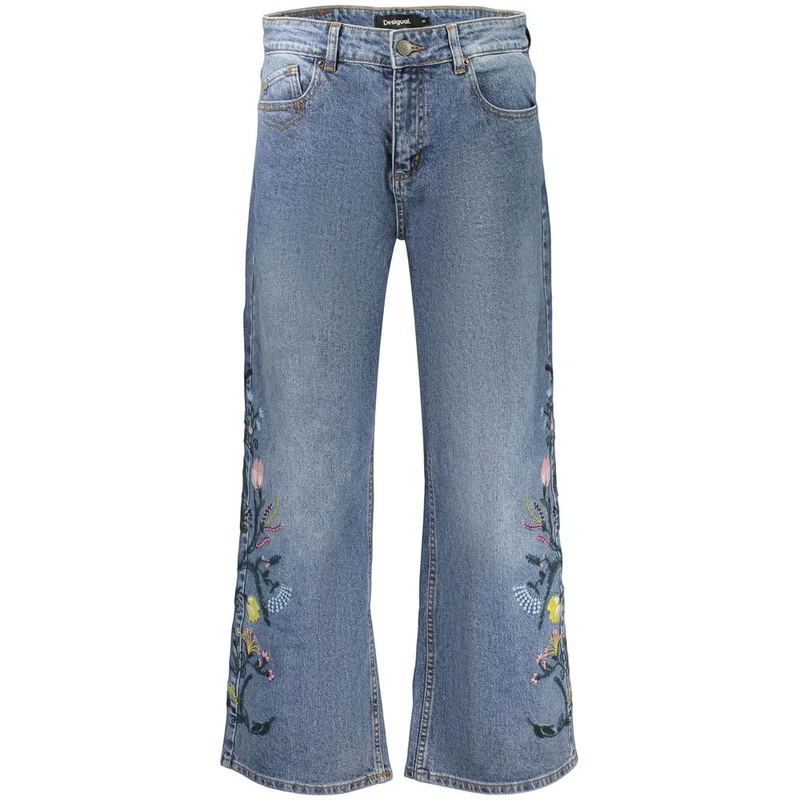 Desigual Blue Cotton Women's Jean 34