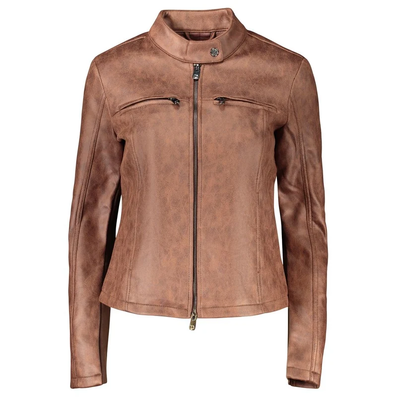 Desigual Brown Polyester Womens Jacket L