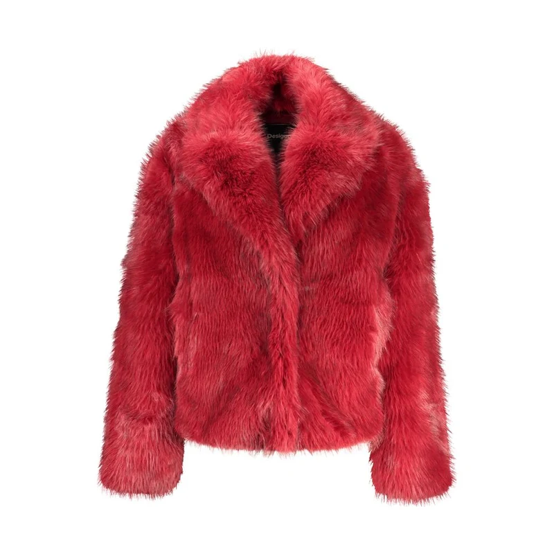 Desigual Rosso Poliestere Donna Jacket L