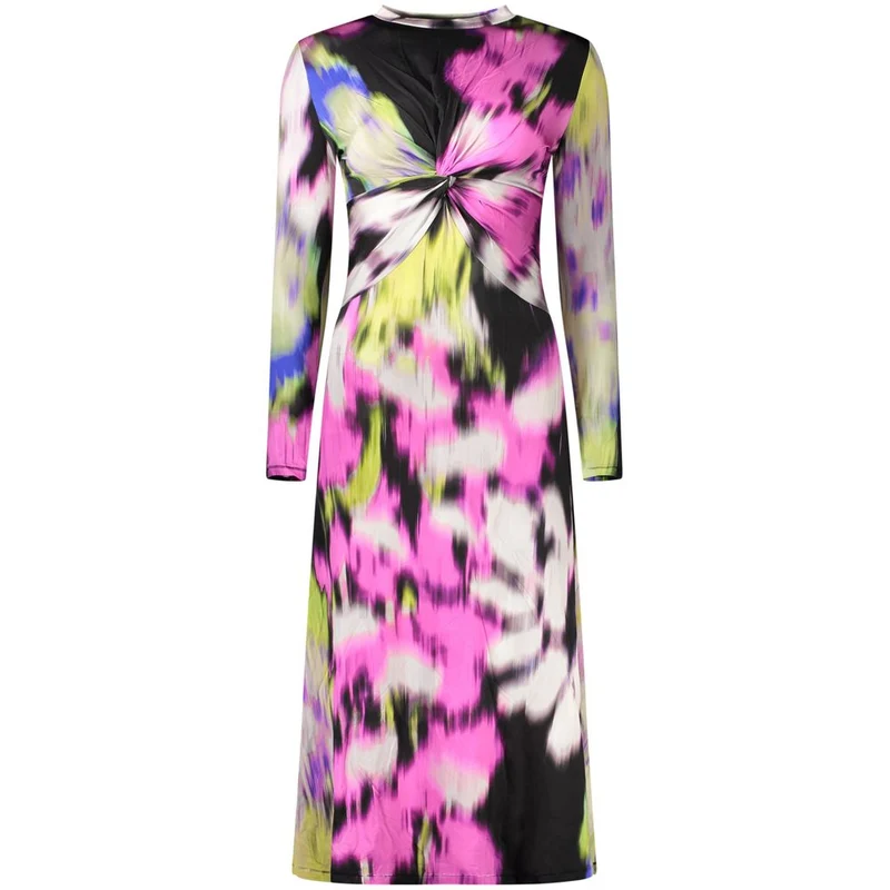 Desigual Pink Viscose Women Dress XL