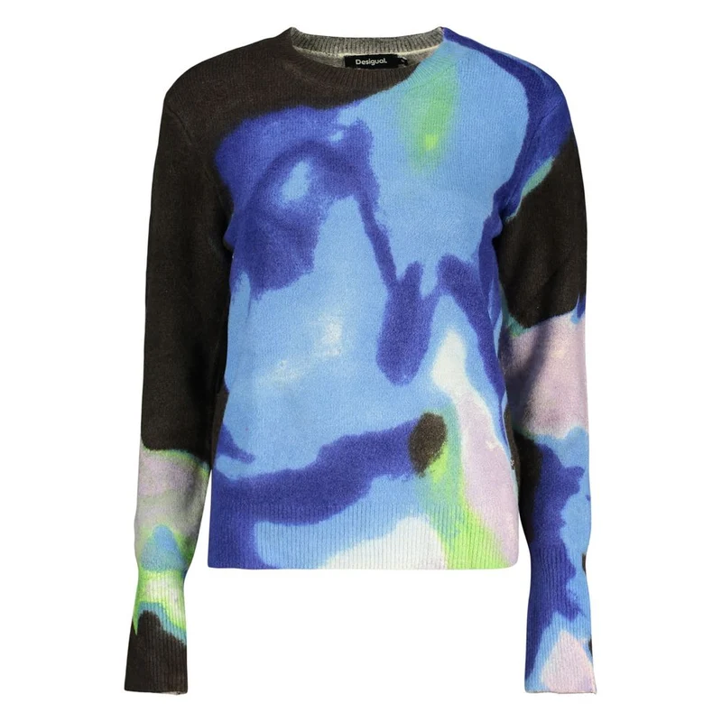 Desigual Blue Acrylic Women's Sweater L