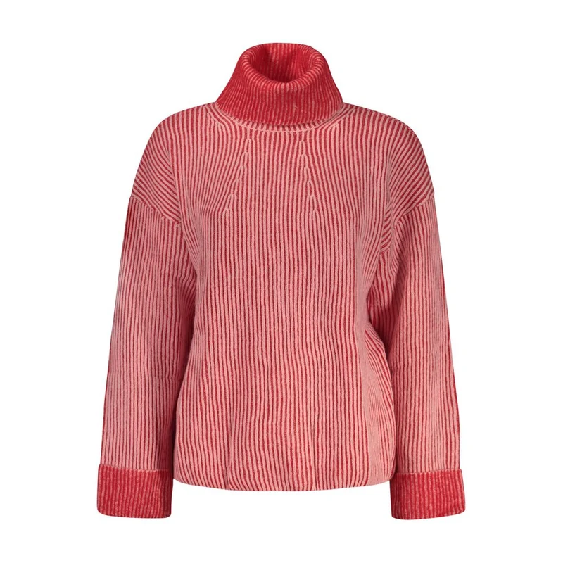 Desigual Red Acrylic Woman Sweater S