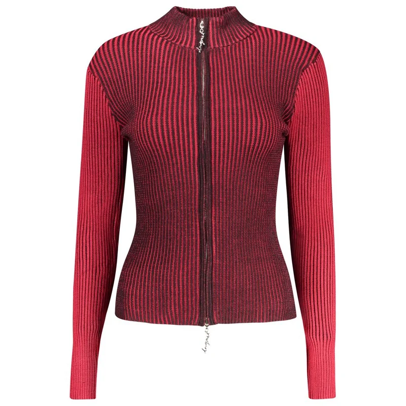Desigual Red Viscose Women's Top XL