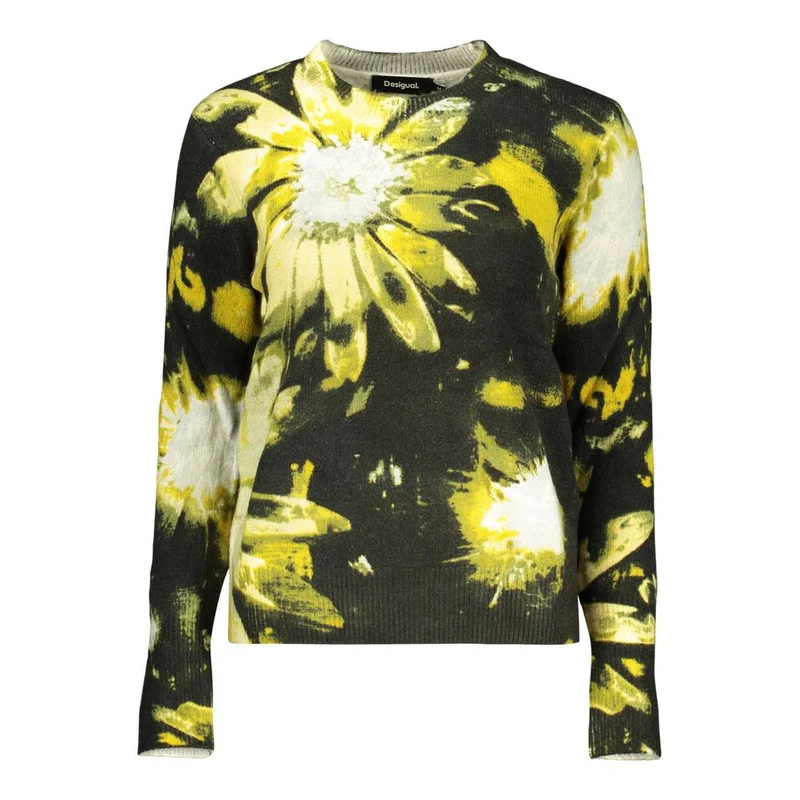 Desigual Black Acrylic Womens Sweater M