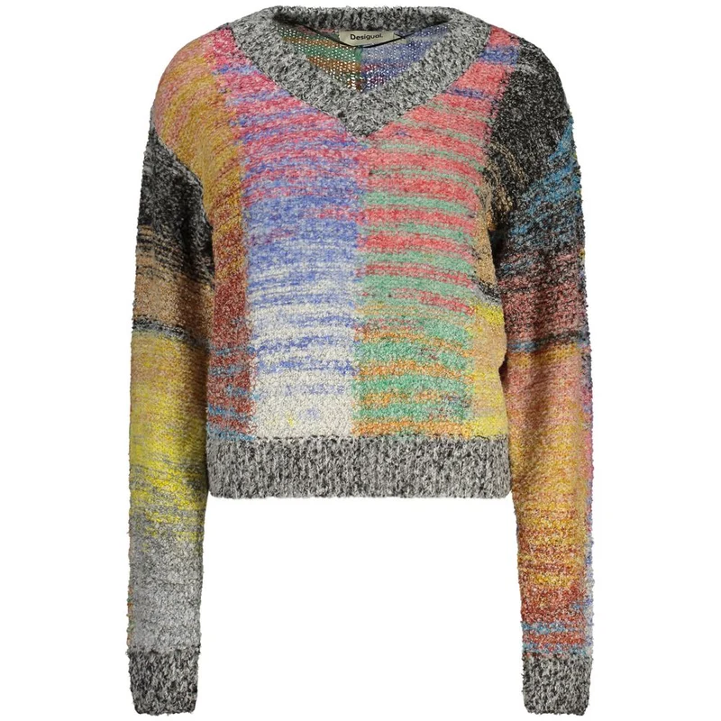 Desigual Yellow Polyester Women's Sweater S