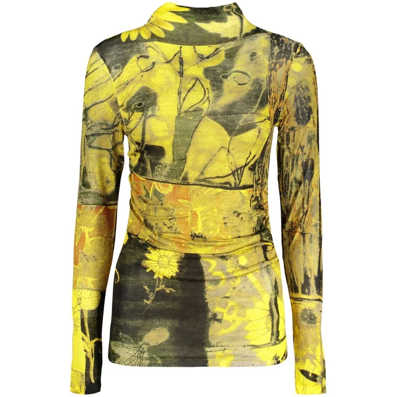 Desigual Yellow Viscose Women's Top S