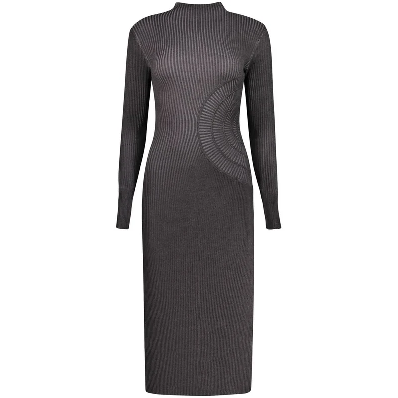 Desigual Black Viscose Women's Dress S