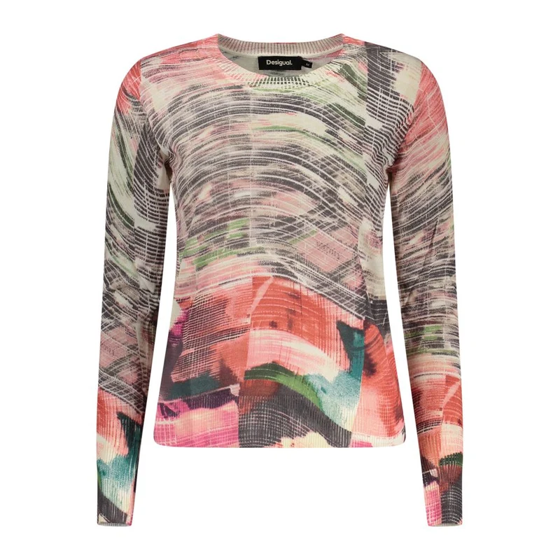 Desigual Bianco Viscose Womens Sweater XS