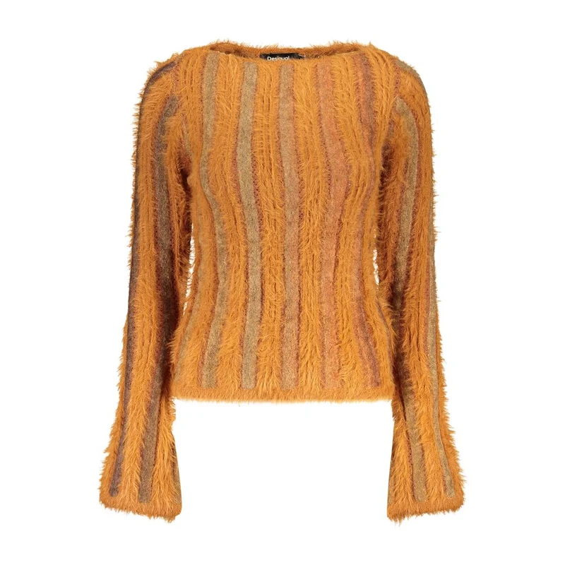 Desigual Orange Polyamide Women's Sweater S