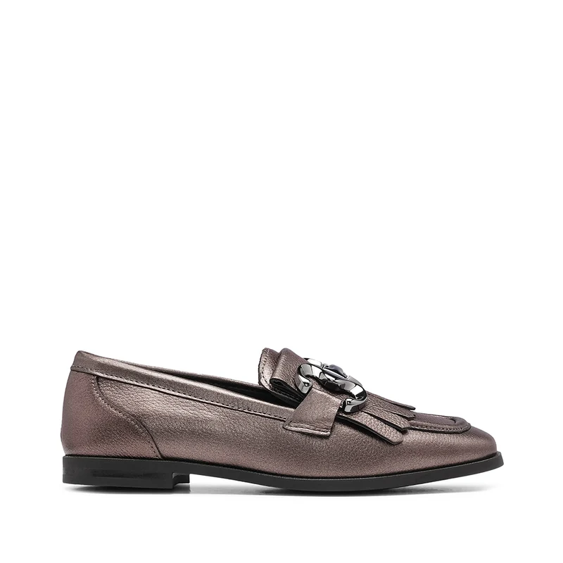 Sapato Mocassim Mulher Pele Bronze 40
