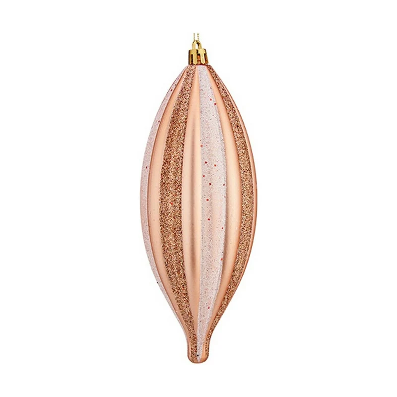 Christmas bauble Krist+ Copper Light Pink PVC 8,5 x 19 x 3 cm Streched