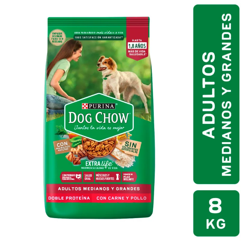 Alimento Dog Chow Adulto Mediano&grande 8k