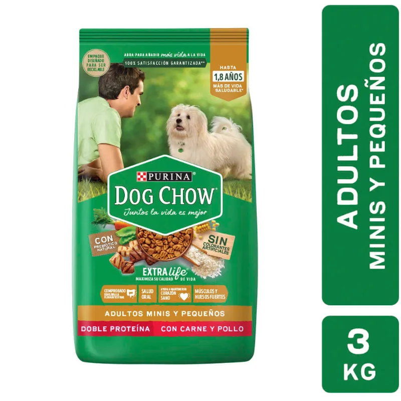 Alimento Dog Chow Adulto Mini&pequeño 3k
