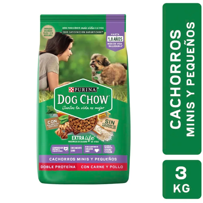 Alimento Perros Dog Chow Cachorro Mini Pequeño 3k