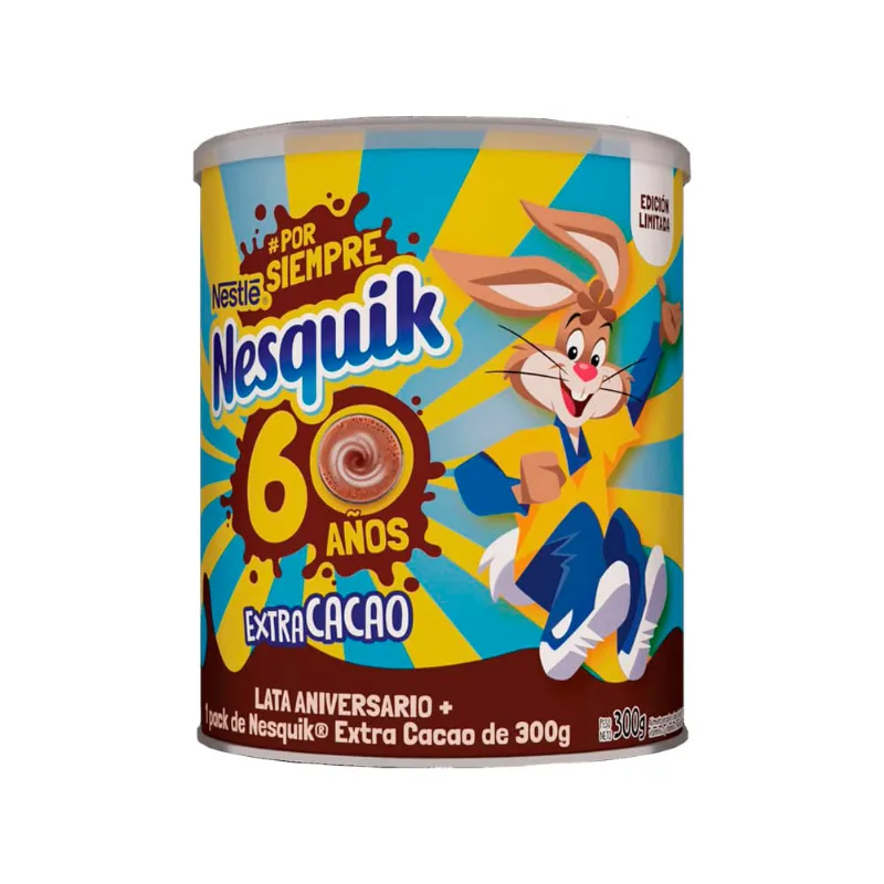 Cacao Nesquik Extra Cacao Lata X300g