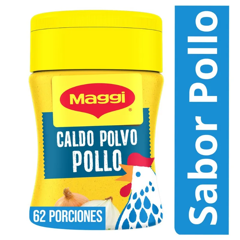 Caldo en Polvo Maggi Sabor Pollo Frasco 99.2 g