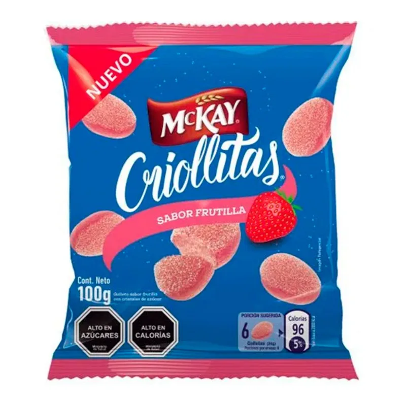 Galletas Criollitas Frutilla 100 g