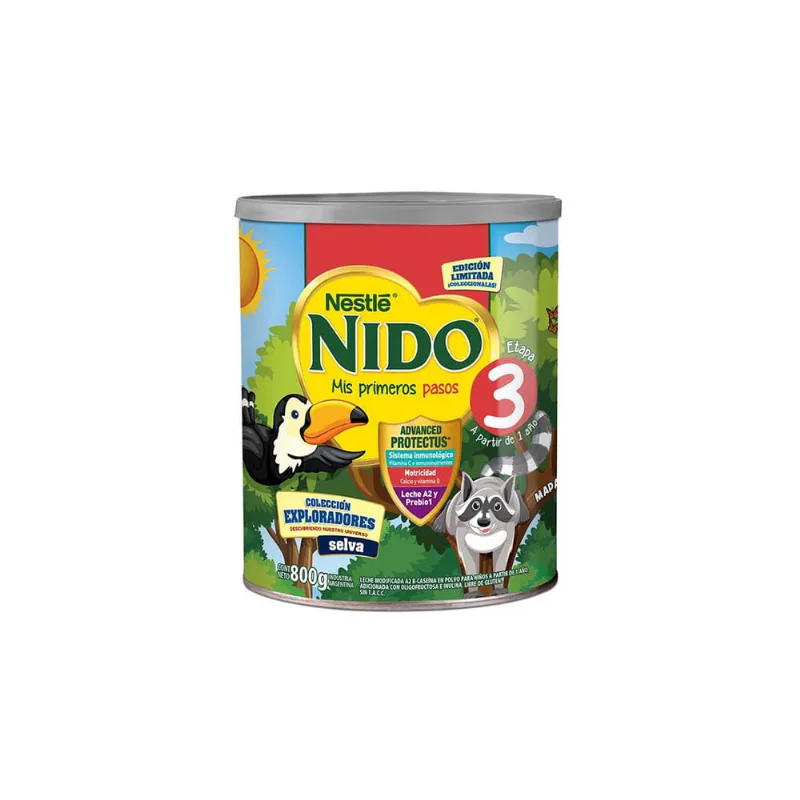 Nido® 3 Prebio 1 Leche En Polvo X 800gr